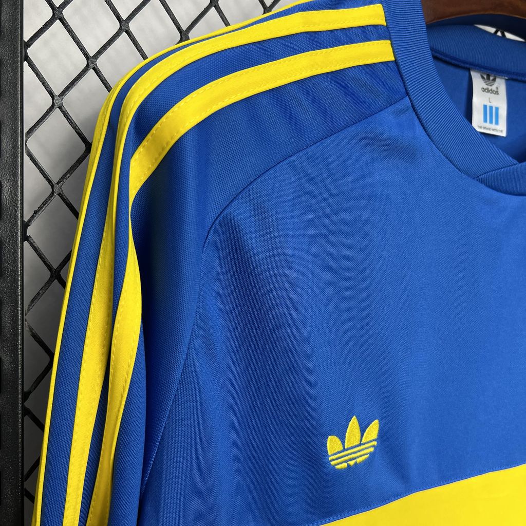 Boca Juniors Home Jersey 1981 Retro Long Sleeve