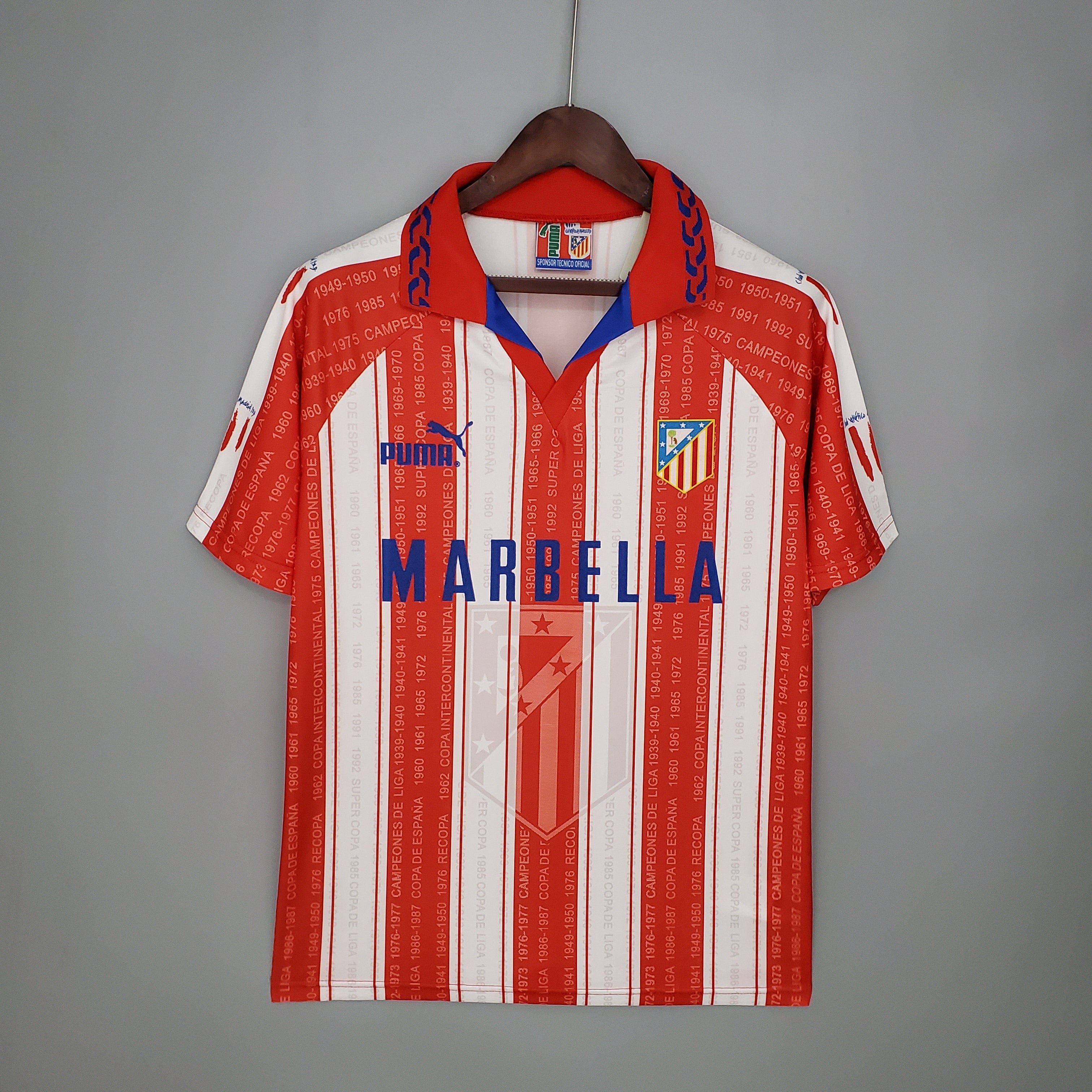 Atlético de Madrid Home Jersey 1995/96 Retro