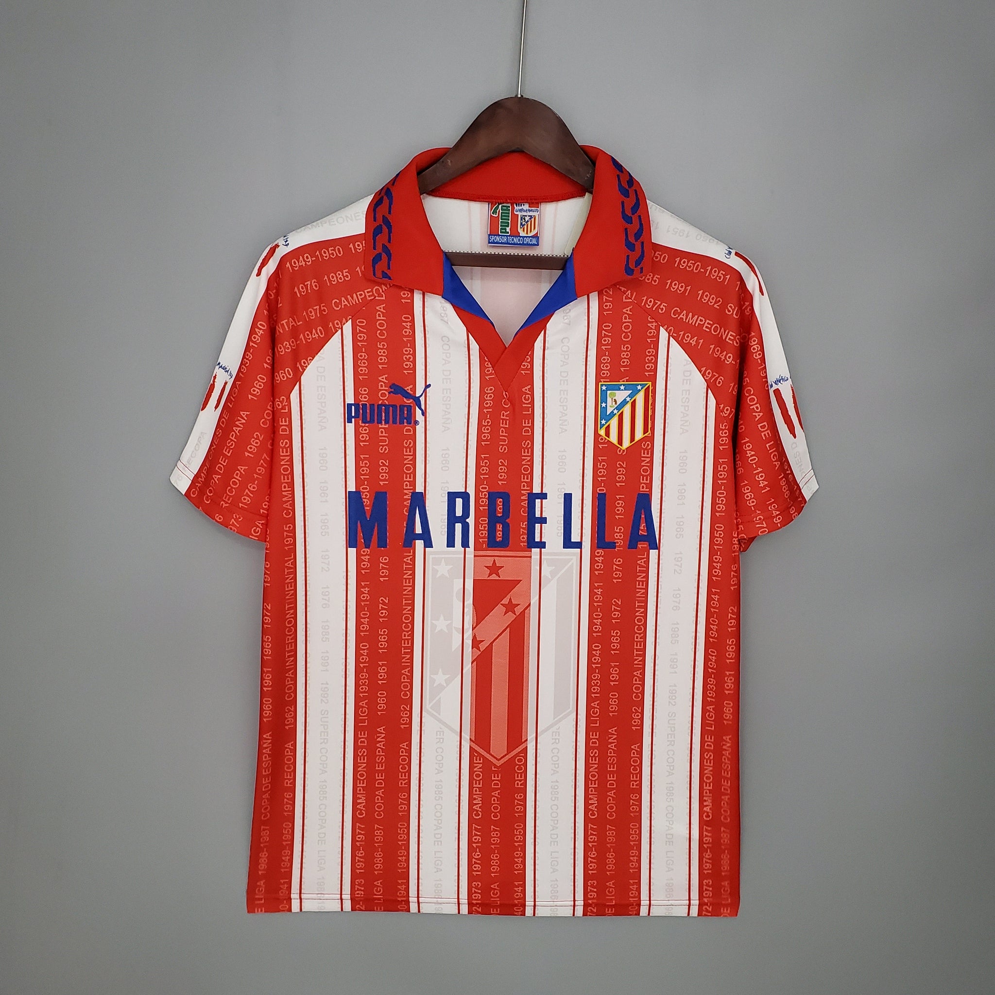 Atlético de Madrid Home Jersey 1995/96 Retro