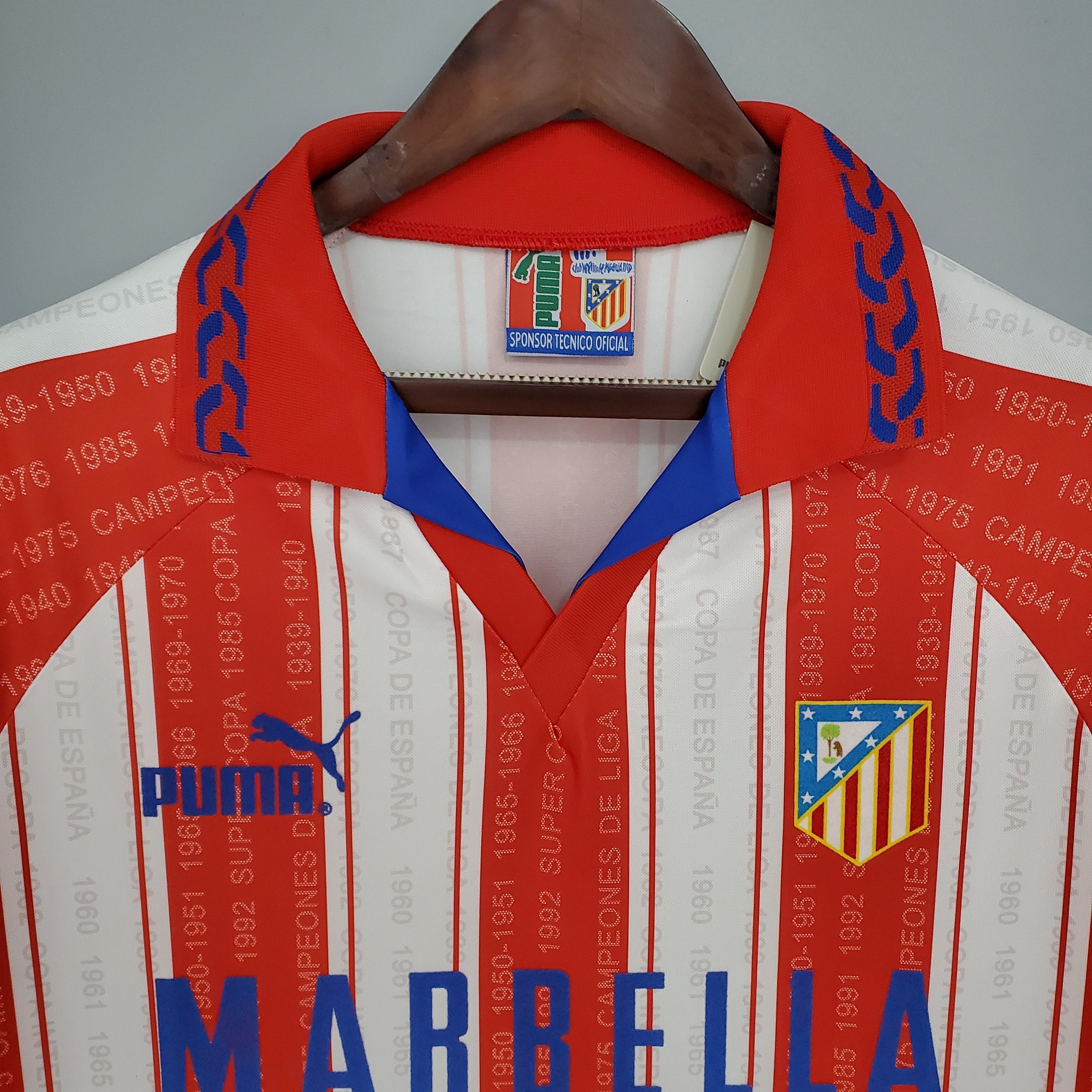 Atlético de Madrid Home Jersey 1995/96 Retro
