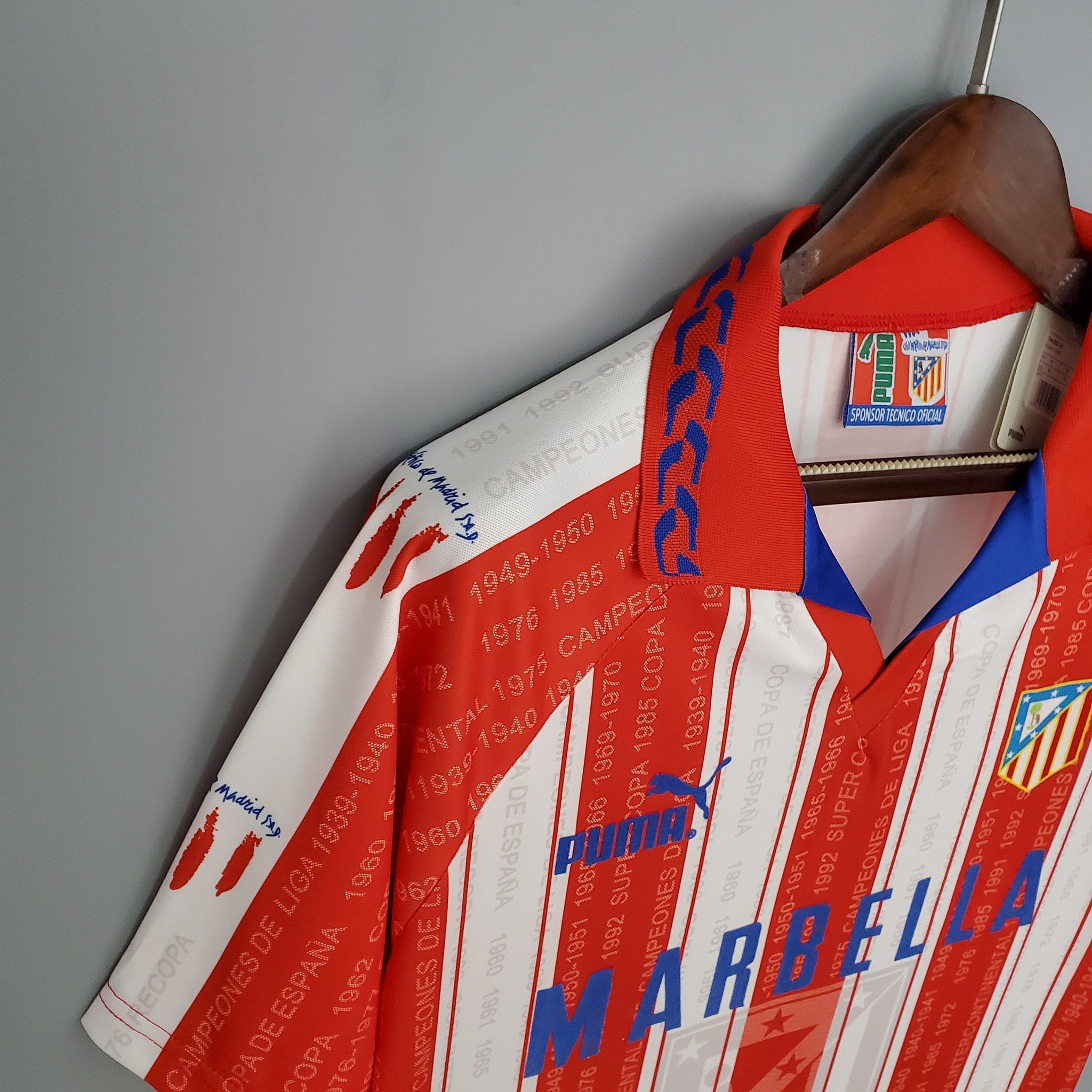 Atlético de Madrid Home Jersey 1995/96 Retro