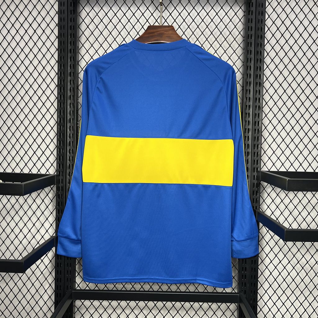 Boca Juniors Home Jersey 1981 Retro Long Sleeve